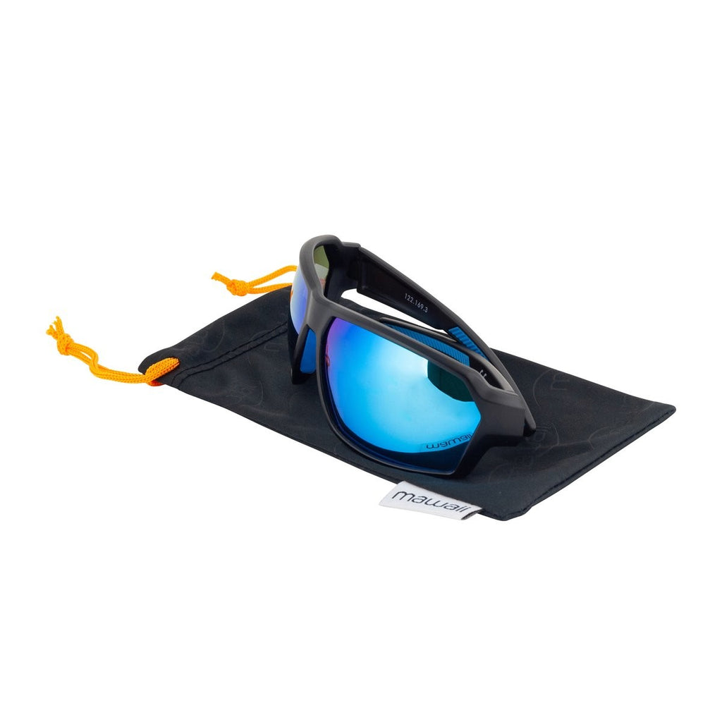 Γυαλιά Ηλίου Mawaii Sportstyle Grip Mat Black-Blue 14cm | www.lightgear.gr