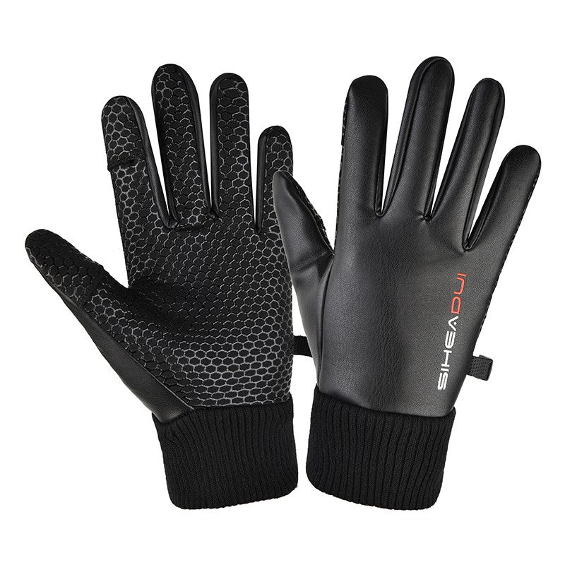 Ανδρικά Γάντια Hurtel Insulated Anti-Slip Telephone Black 14x28x5cm | www.lightgear.gr