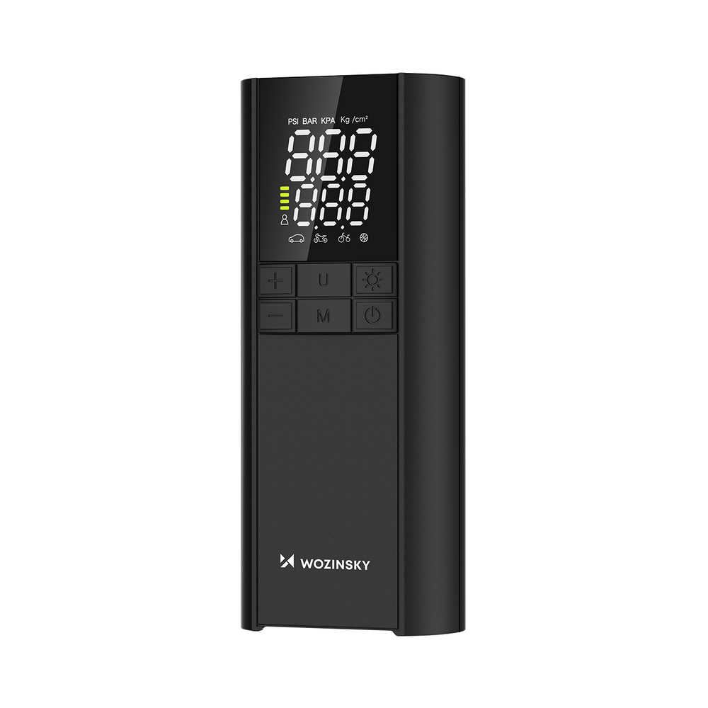 Ηλεκτρική Τρόμπα Wozinsky WPEP-8000 8000mAh Power Bank Φακός Black | www.lightgear.gr
