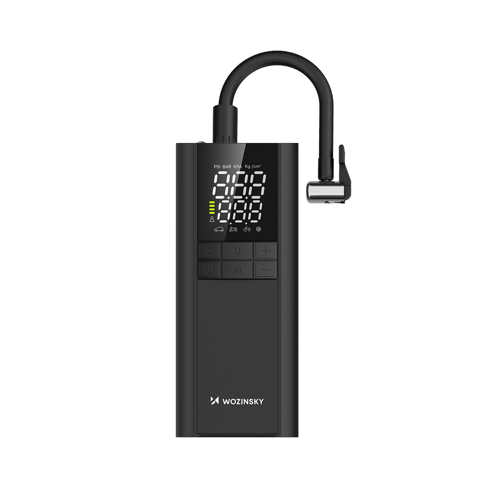 Ηλεκτρική Τρόμπα Wozinsky WPEP-8000 8000mAh Power Bank Φακός Black | www.lightgear.gr