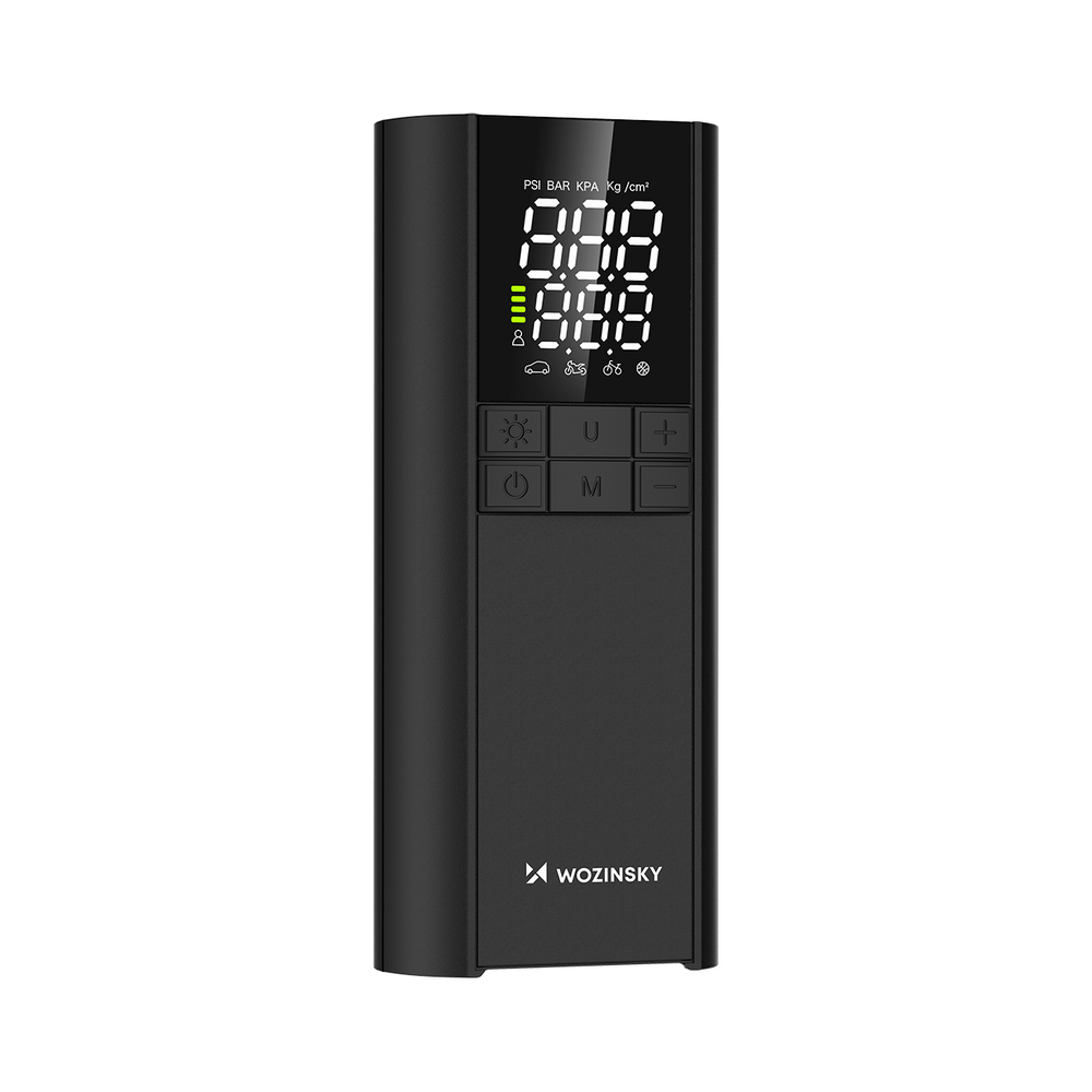 Ηλεκτρική Τρόμπα Wozinsky WPEP-8000 8000mAh Power Bank Φακός Black | www.lightgear.gr