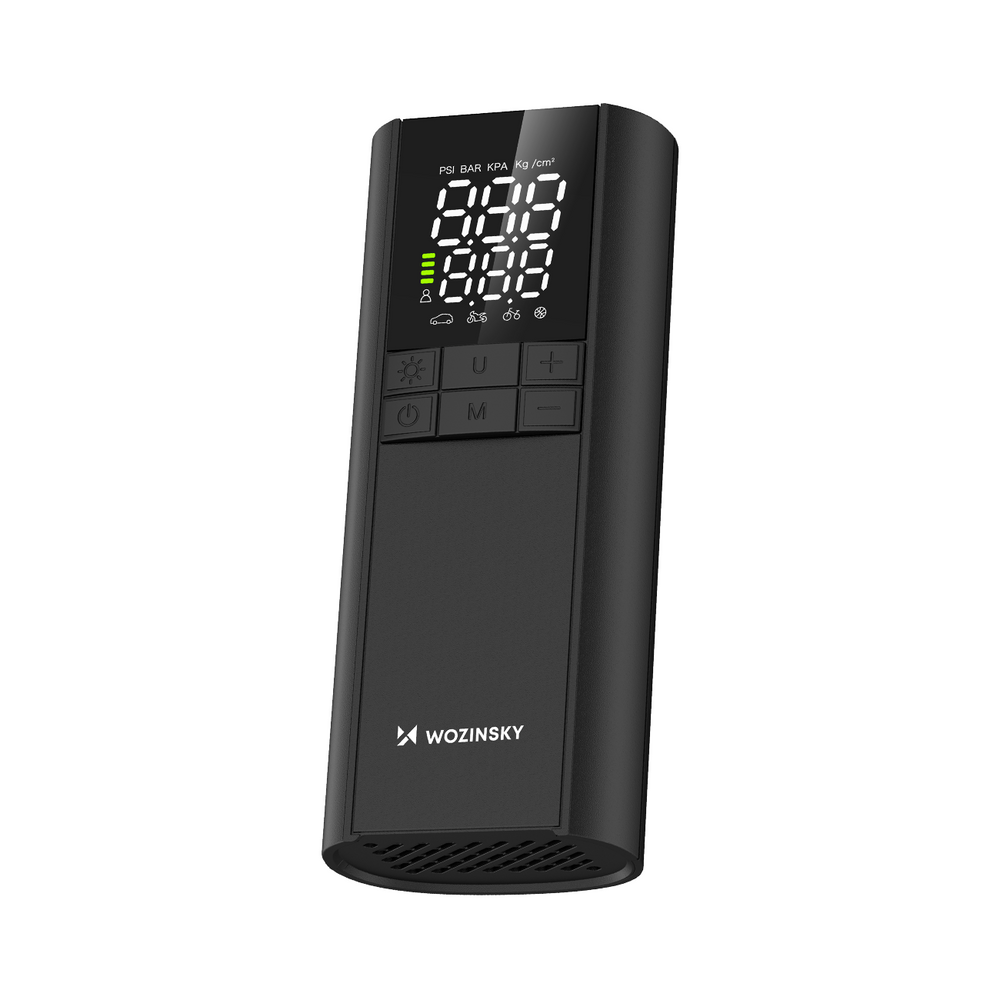 Ηλεκτρική Τρόμπα Wozinsky WPEP-8000 8000mAh Power Bank Φακός Black | www.lightgear.gr