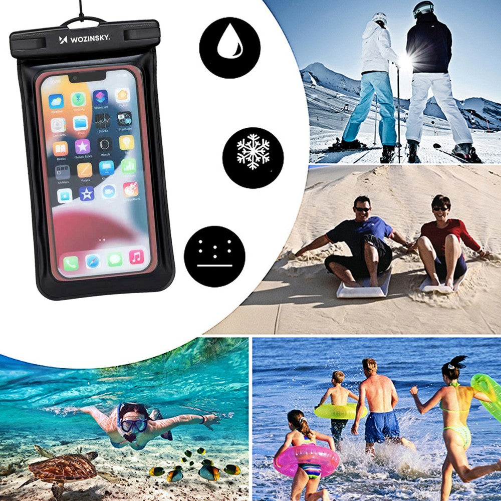 Αδιάβροχη Θήκη Wozinsky WWE-01 Με PVC Armband Μαύρο | www.lightgear.gr