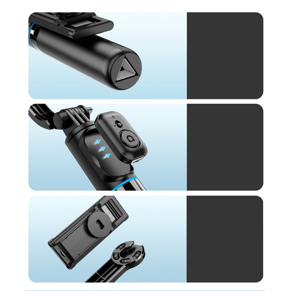 Selfie Stick Dudao F18S 4-in-1 Foldable Tripod Με Τηλεχειριστήριο Μαύρο 6,5x20x4cm | www.lightgear.gr