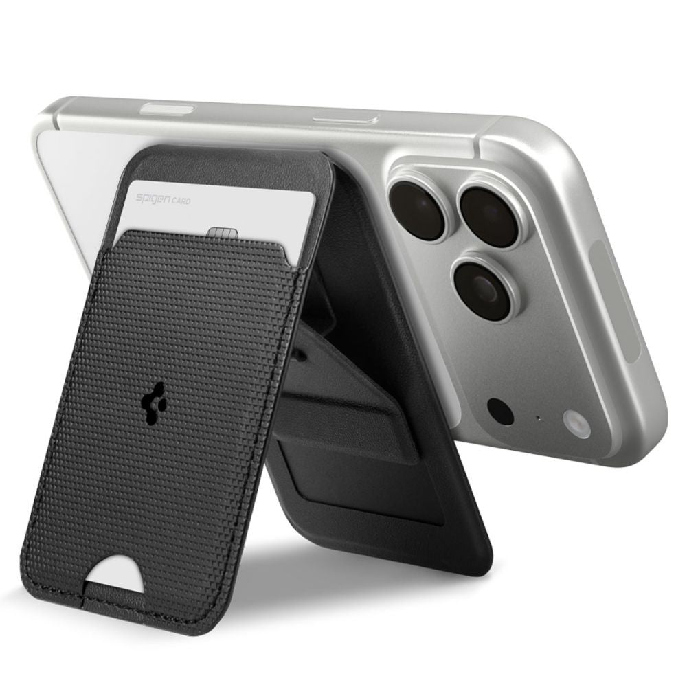 Μαγνητικό Πορτοφόλι Spigen S314-1 MagSafe Black 10x13x2cm | www.lightgear.gr