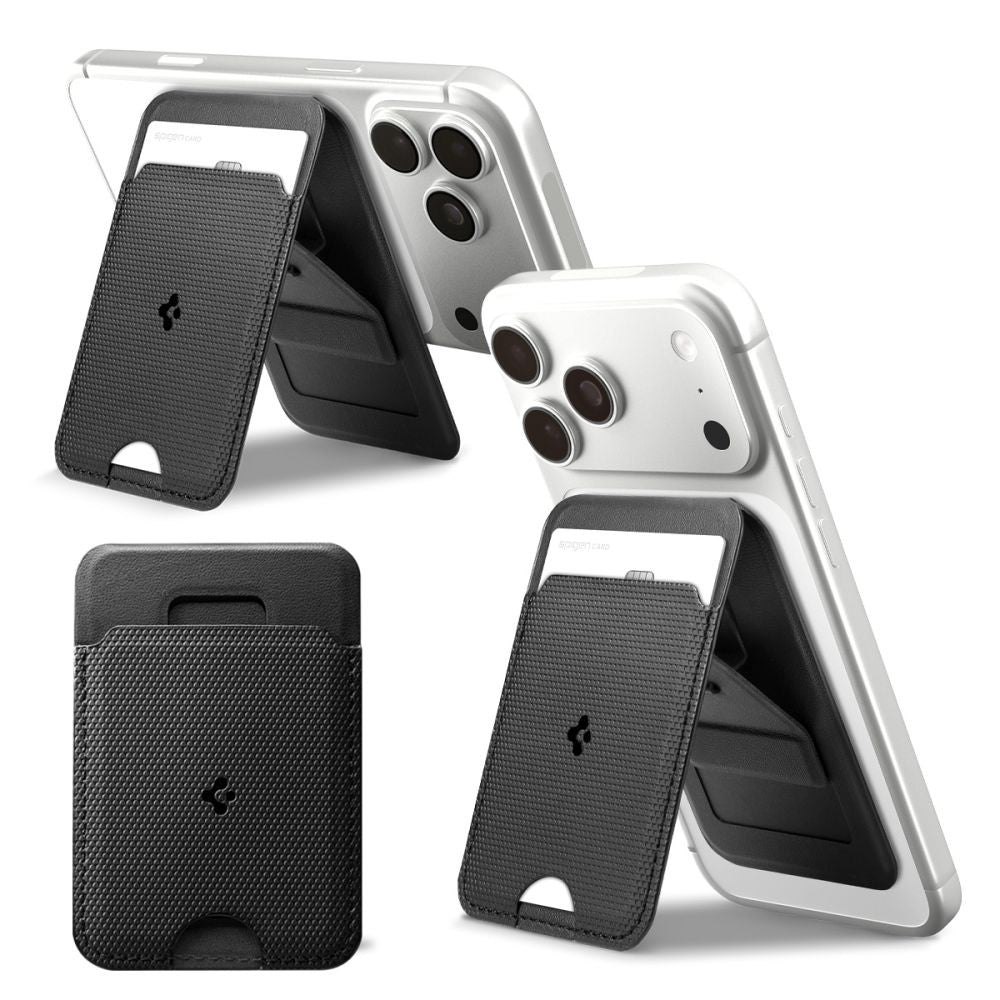 Μαγνητικό Πορτοφόλι Spigen S314-1 MagSafe Black 10x13x2cm | www.lightgear.gr