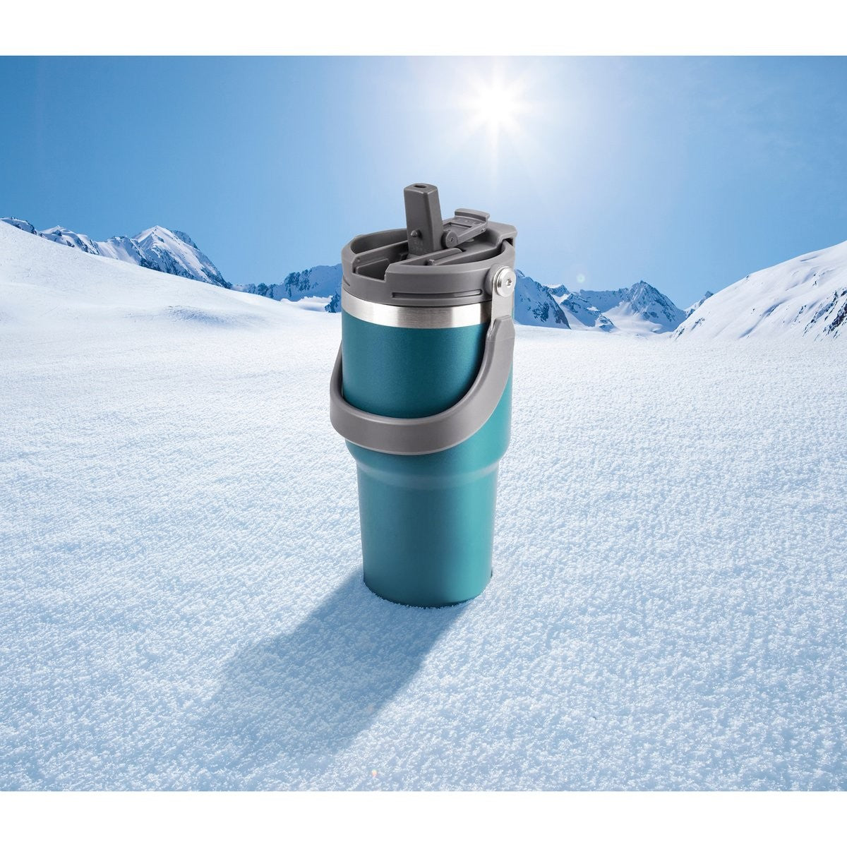Ανοξείδωτη Κούπα Θερμός Basic Nature 0.6lt Ocean Blue | www.lightgear.gr
