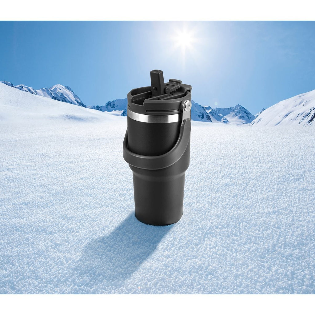 Ανοξείδωτη Κούπα Θερμός Basic Nature 0.6lt Μαύρο | www.lightgear.gr