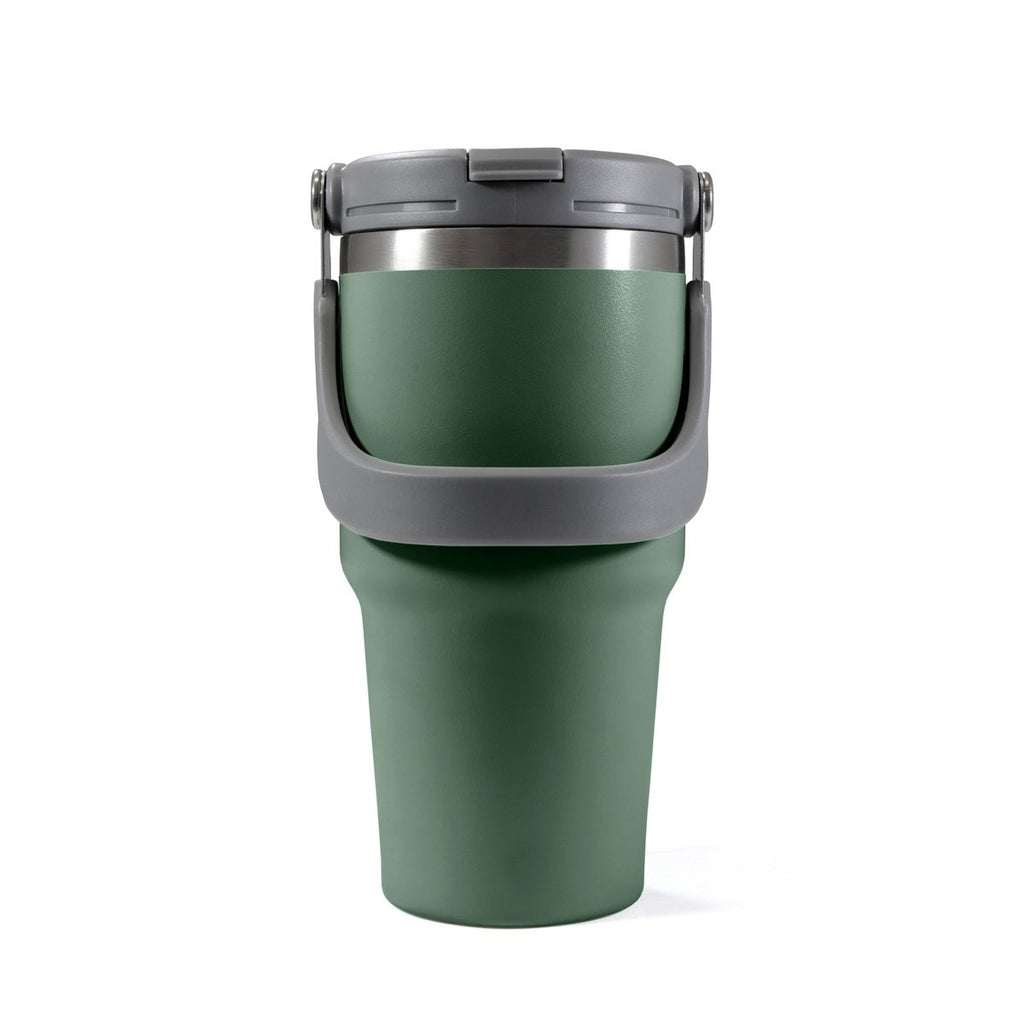Ανοξείδωτη Κούπα Θερμός Basic Nature 0,6lt Πράσινο | www.lightgear.gr