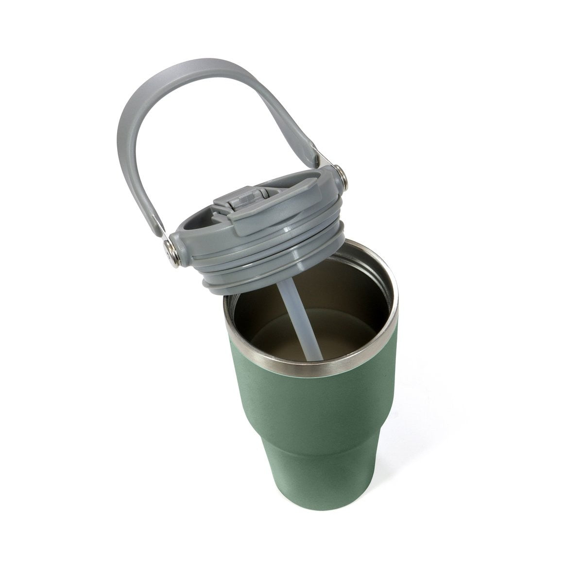 Ανοξείδωτη Κούπα Θερμός Basic Nature 0,6lt Πράσινο | www.lightgear.gr