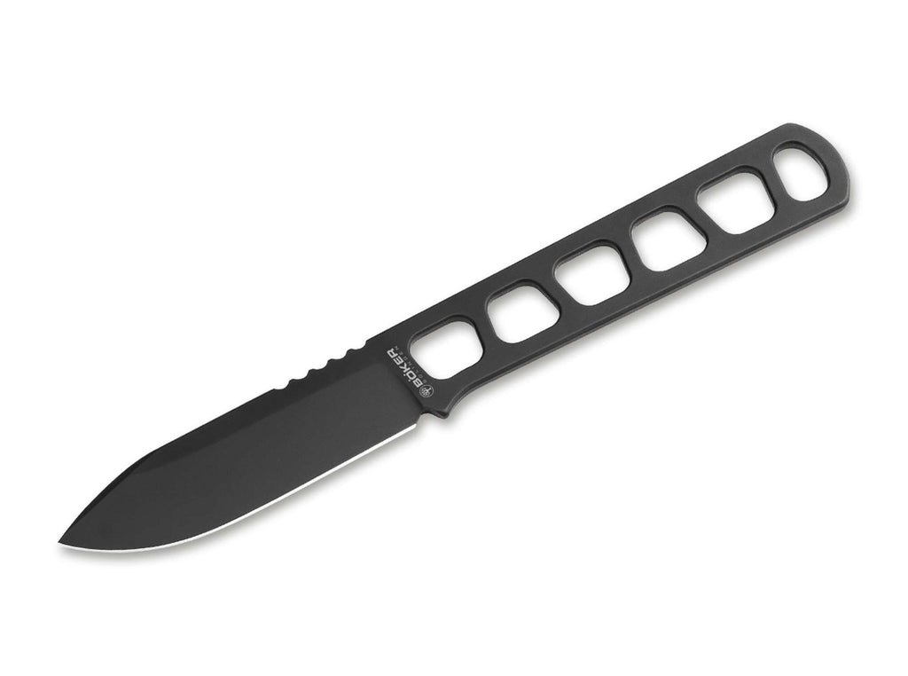 Μαχαίρι Boker Manufaktur Solingen Packlite Allblack MagnaCut Ανοξείδωτη Λαβή Μαύρο 15.5cm | www.lightgear.gr