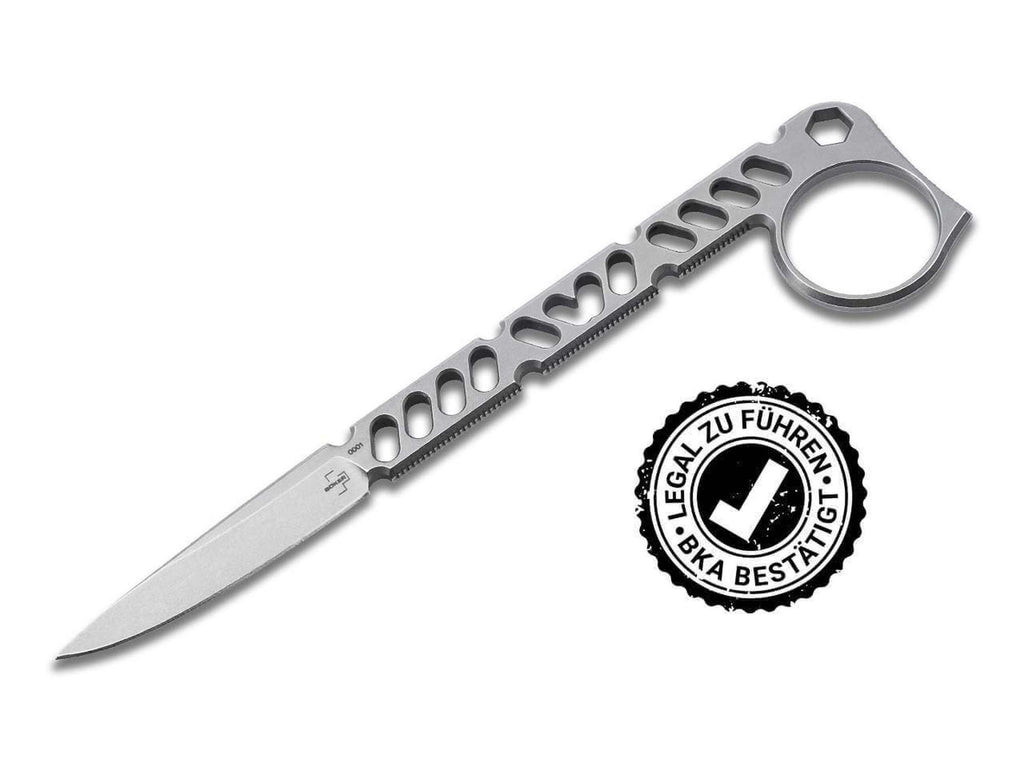 Μαχαίρι Boker Plus Sigurd 42 D2 Ανοξείδωτη Λαβή Silver 16.1cm | www.lightgear.gr