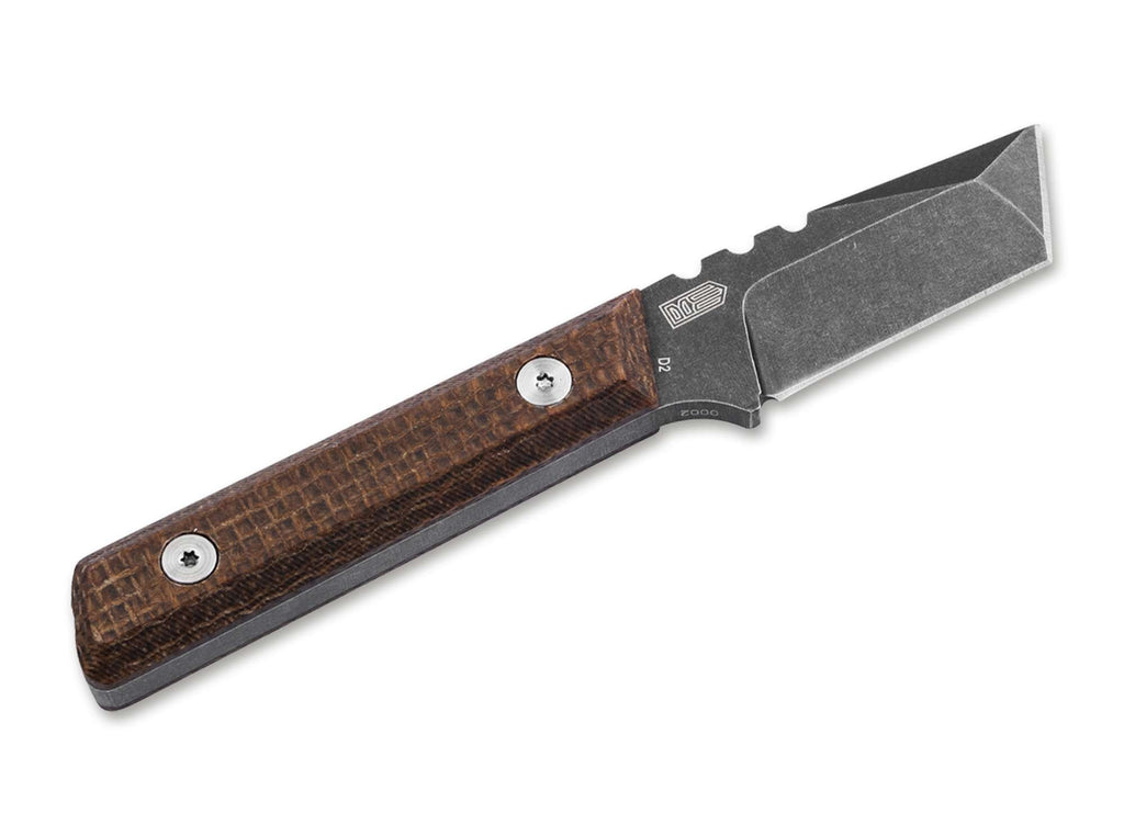 Μαχαίρι Boker Plus Thicker Clipper D2 Micarta Καφέ Μαύρη Λεπίδα 15.7cm | www.lightgear.gr