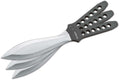 Μαχαίρια Ρίψης Magnum Profi I Set Γκρι 26cm | www.lightgear.gr