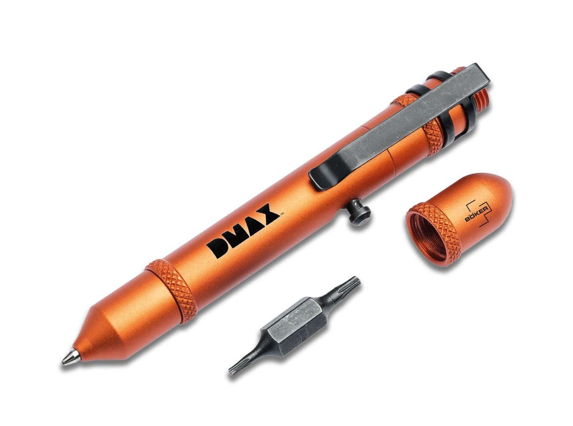 Στυλό Tactical DMAX Bit-Pen Aluminum Orange 11.2cm | www.lightgear.gr