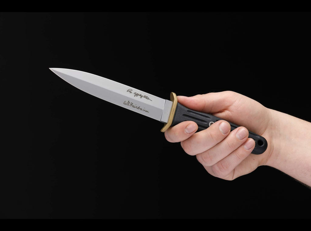 Μαχαίρι Boker Manufaktur Solingen Applegate-Fairbairn Combat II 440C Μαύρο 27.2cm | www.lightgear.gr
