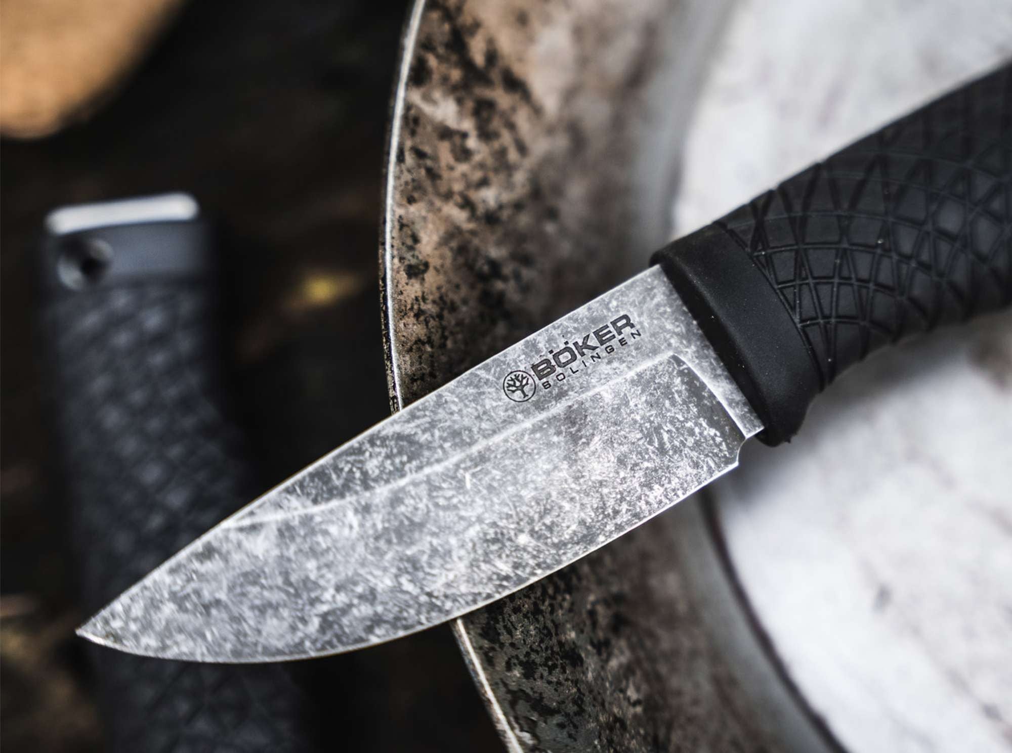 Μαχαίρι Boker Manufaktur Solingen Bronco Mini 80CrV2 Μαύρο 21cm | www.lightgear.gr