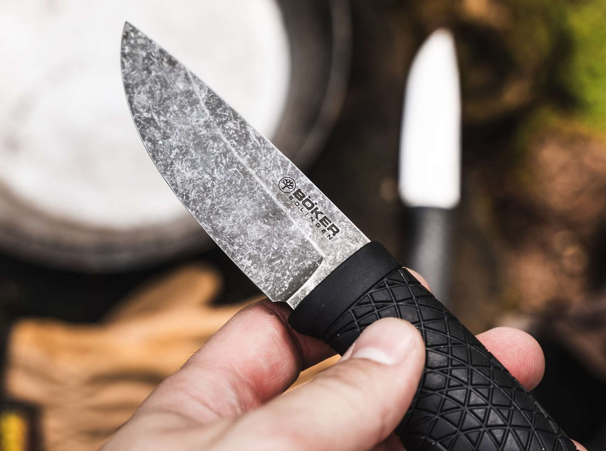 Μαχαίρι Boker Manufaktur Solingen Bronco Mini 80CrV2 Μαύρο 21cm | www.lightgear.gr