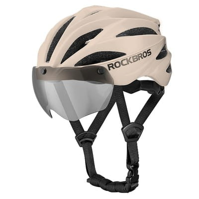 Κράνος Ποδηλάτου Rockbros με Visor και Αποσπώμενα UV Protective Goggles Unisex | www.lightgear.gr