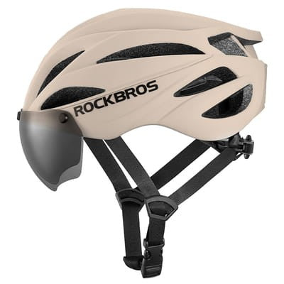 Κράνος Ποδηλάτου Rockbros με Visor και Αποσπώμενα UV Protective Goggles Unisex | www.lightgear.gr