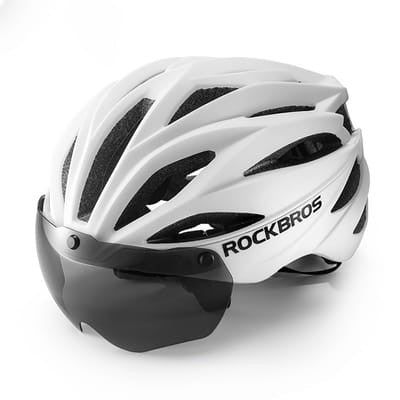 Κράνος Ποδηλάτου Rockbros με Visor και Αποσπώμενα UV Protective Goggles Unisex | www.lightgear.gr