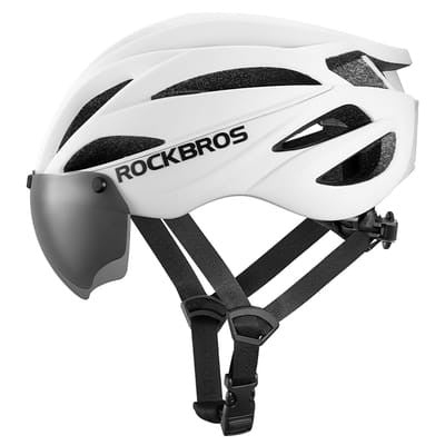 Κράνος Ποδηλάτου Rockbros με Visor και Αποσπώμενα UV Protective Goggles Unisex | www.lightgear.gr