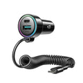 Φορτιστής Αυτοκινήτου Joyroom JR-CL07 72W 3-in-1 Μαύρο | www.lightgear.gr
