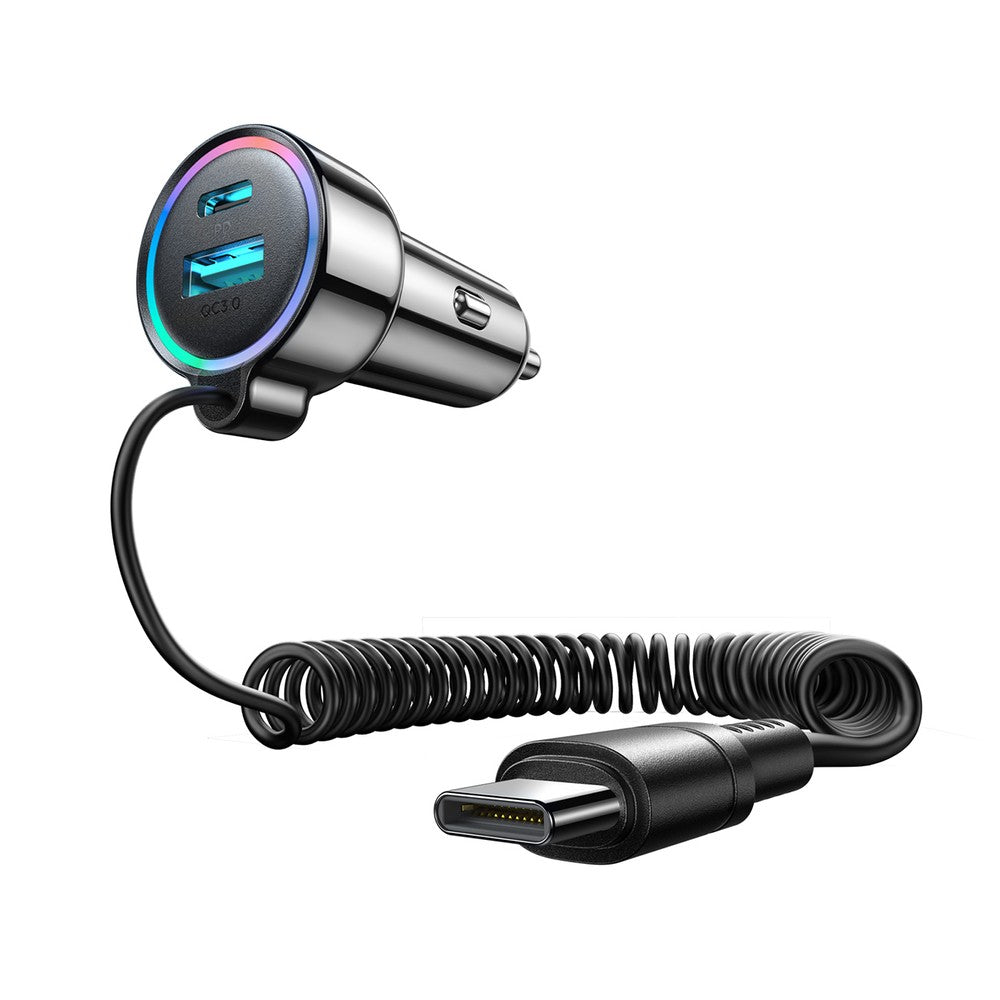Φορτιστής Αυτοκινήτου Joyroom JR-CL07 72W 3-in-1 Μαύρο | www.lightgear.gr