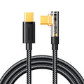Καλώδιο Gaming Joyroom S-CC100A6 USB-C Angled/USB-C Straight 100W Μαύρο | www.lightgear.gr