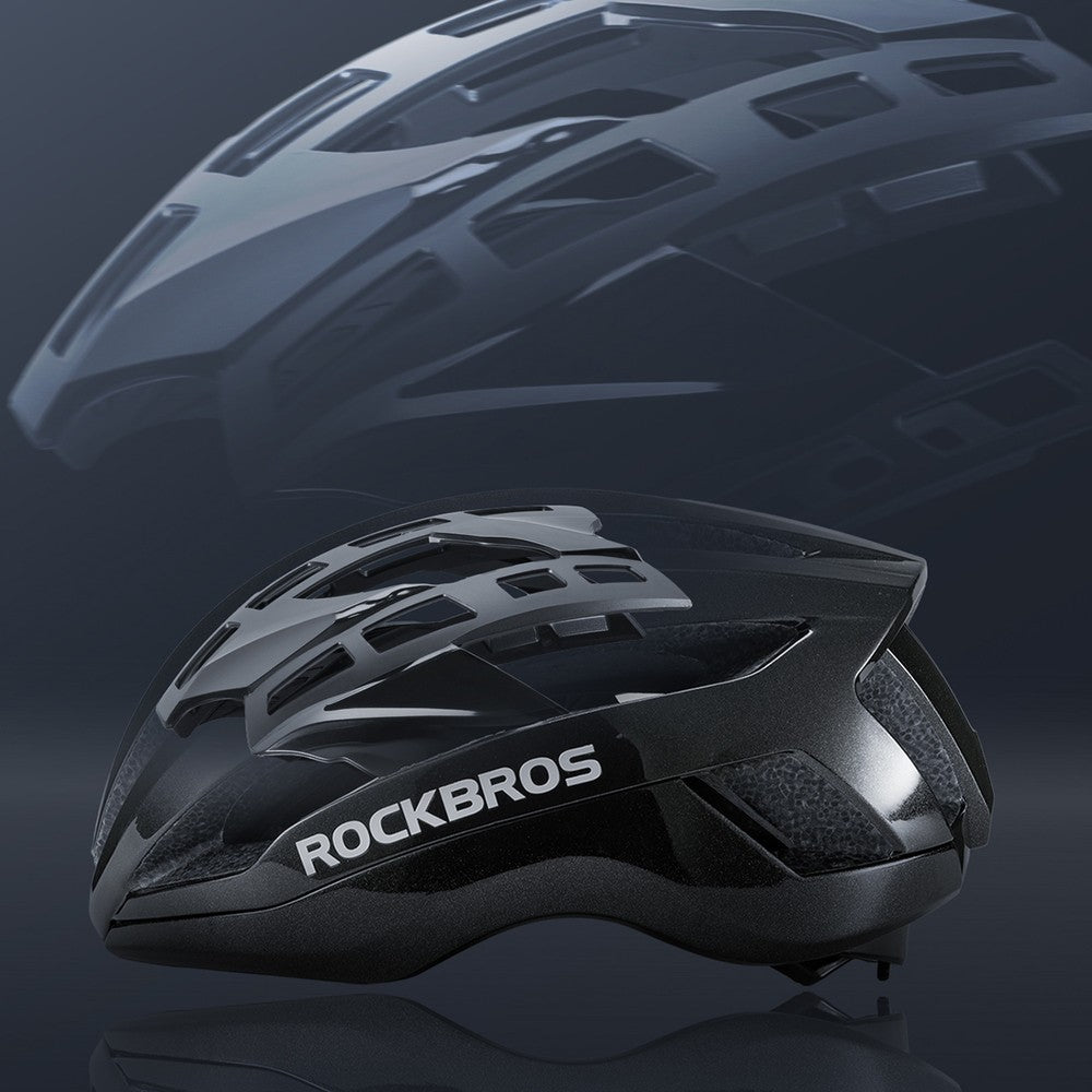 Κράνος Ποδηλάτου Rockbros LK-79 Black 58-62cm | www.lightgear.gr