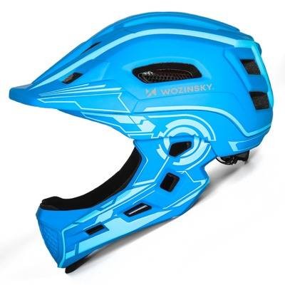 Παιδικό Κράνος Ποδηλάτου Full Face Wozinsky S Blue | www.lightgear.gr