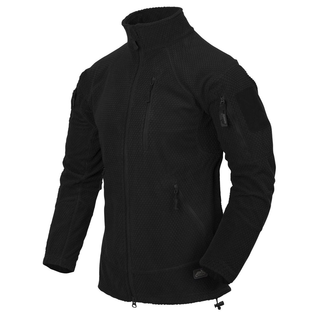 Μπουφάν Alpha Tactical Helikon-Tex Grid Fleece Μαύρο | www.lightgear.gr