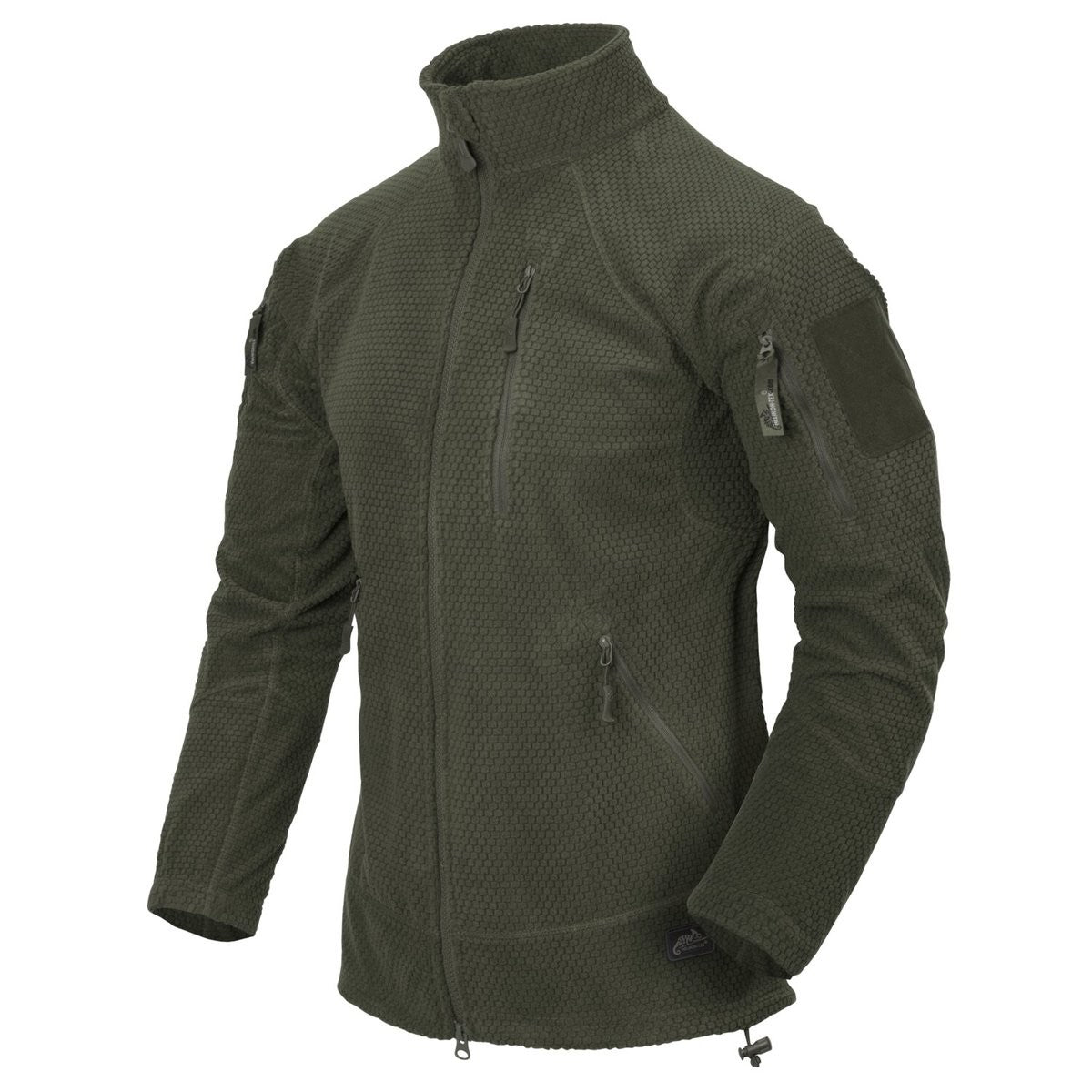 Μπουφάν Alpha Tactical Helikon-Tex Grid Fleece Λαδί | www.lightgear.gr