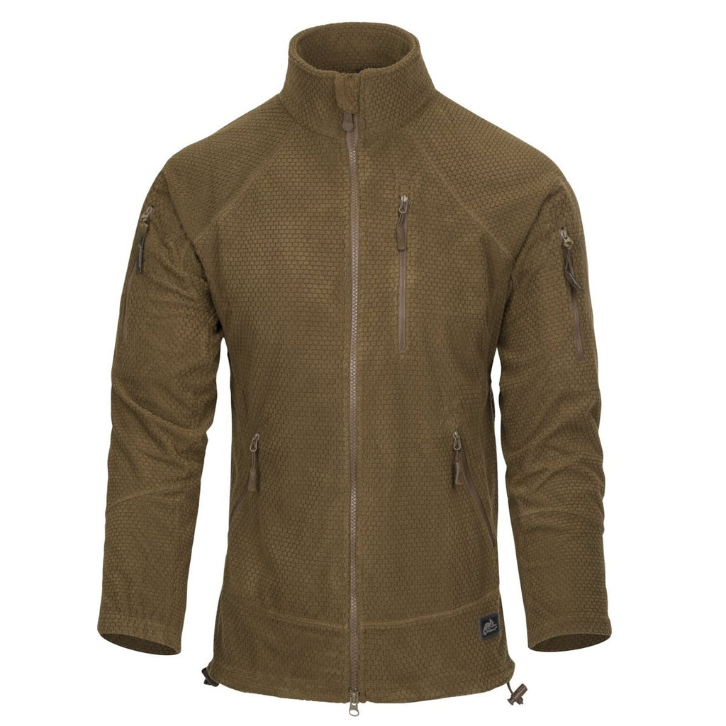 Μπουφάν Alpha Tactical Helikon-Tex Grid Fleece Λαδί | www.lightgear.gr