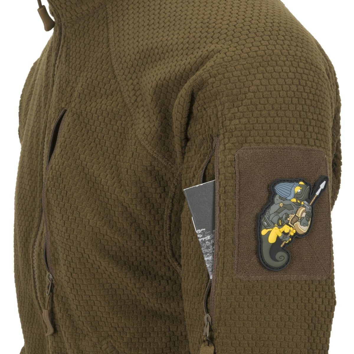 Μπουφάν Alpha Tactical Helikon-Tex Grid Fleece Λαδί | www.lightgear.gr