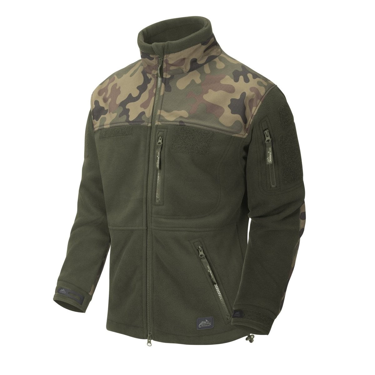 Jacket Infantry Helikon-Tex Patrol Heavy Fleece Λαδί/PL Woodland | www.lightgear.gr