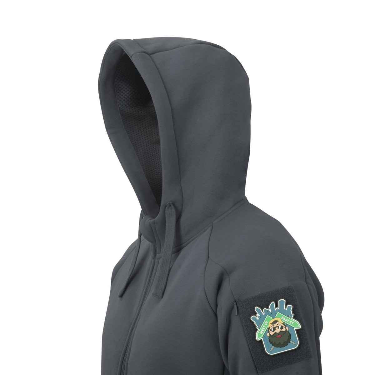 Jacket Urban Hoodie Lite Helikon-Tex Fullzip Γκρι | www.lightgear.gr