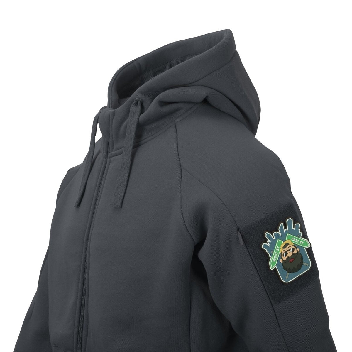 Jacket Urban Hoodie Lite Helikon-Tex Fullzip Γκρι | www.lightgear.gr
