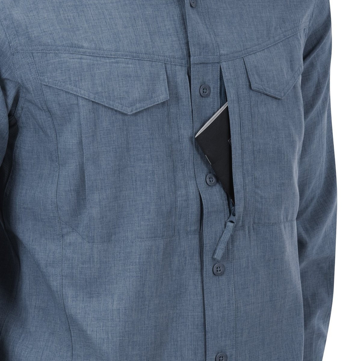 Πουκάμισο Defender Mk2 Gentleman Helikon-Tex Urban Μελανζέ Μαύρο-Γκρι | www.lightgear.gr