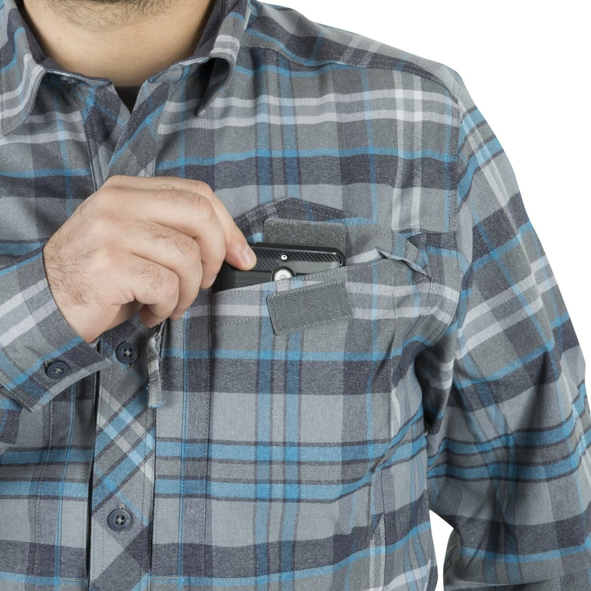 Πουκάμισο Defender Mk2 Pilgrim Helikon-Tex Ginger Καρό Bushcraft | www.lightgear.gr