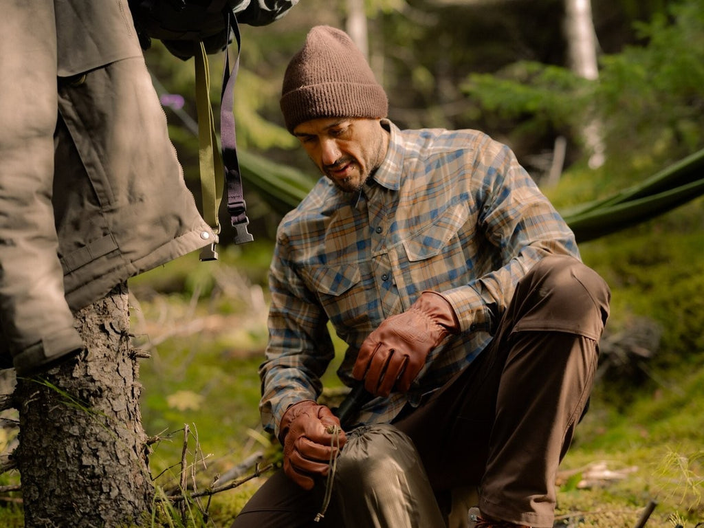 Πουκάμισο Defender Mk2 Pilgrim Helikon-Tex Ginger Καρό Bushcraft | www.lightgear.gr