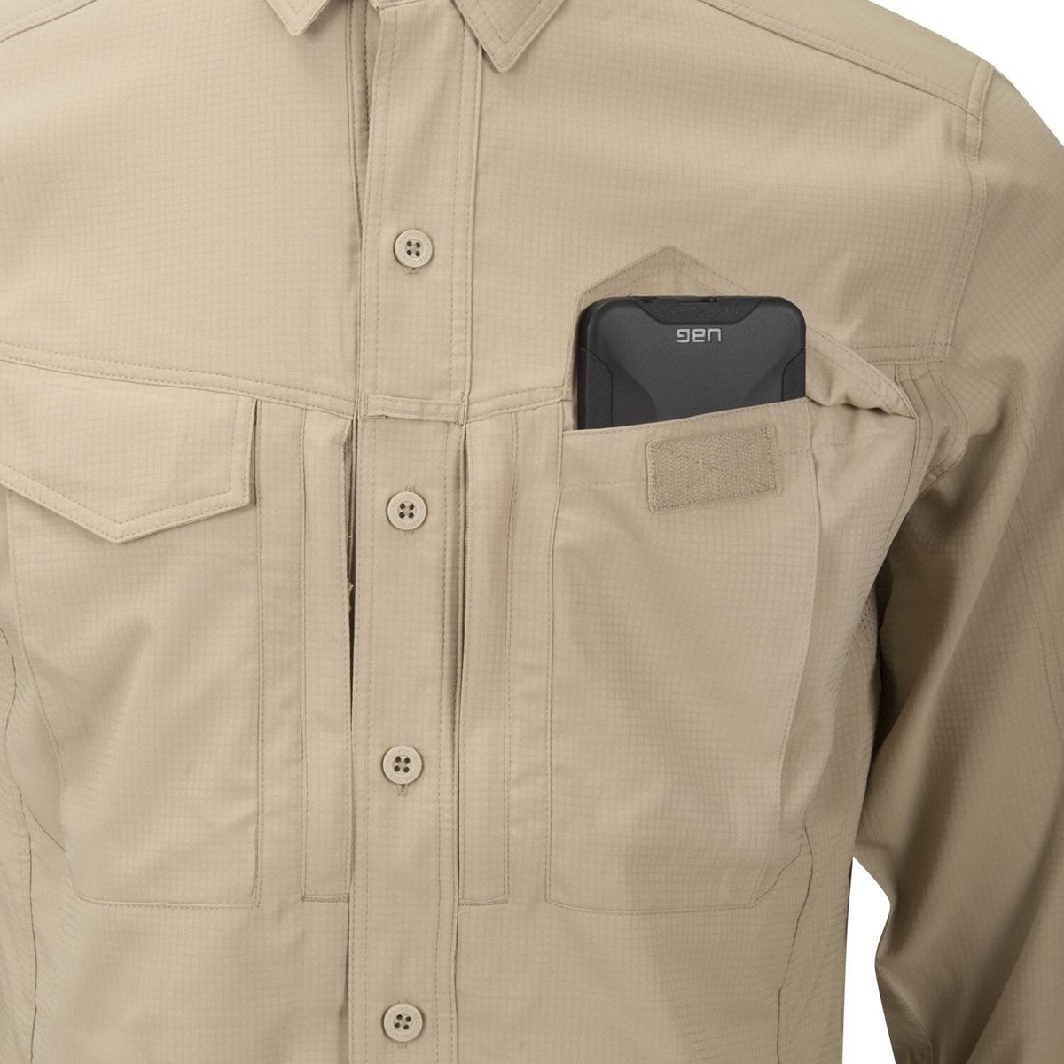 Πουκάμισο Defender Mk2 Tropical Helikon-Tex Outback Ασημί Mink | www.lightgear.gr