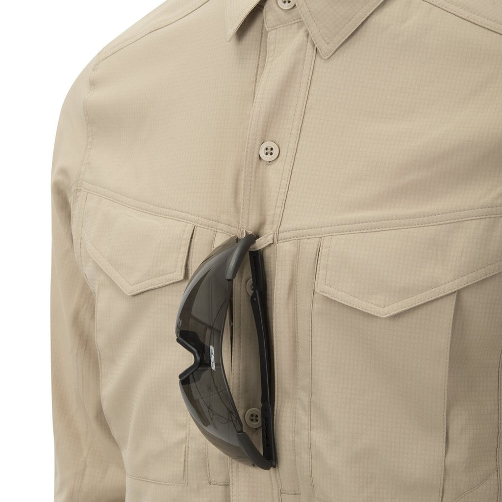 Πουκάμισο Defender Mk2 Helikon-Tex Outback Dark Λαδί | www.lightgear.gr
