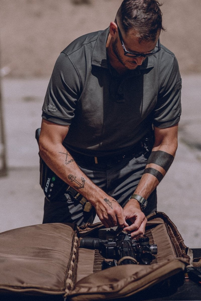 Polo T-Shirt Helikon-Tex UTL Urban TopCool Lite Μαύρο | www.lightgear.gr