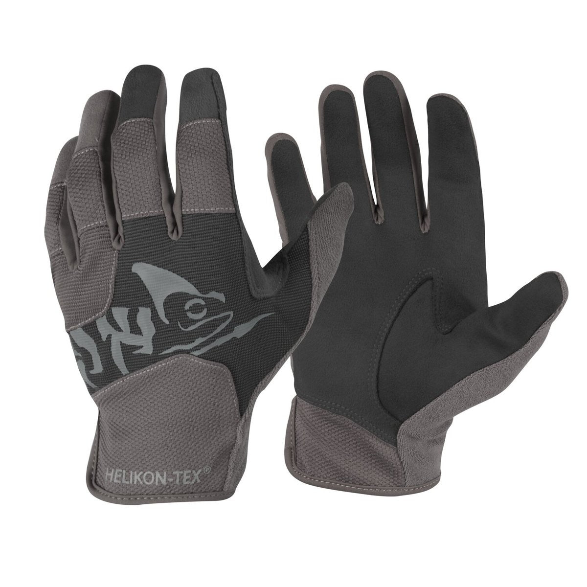 Γάντια All Round Fit Helikon-Tex Range Μαύρο/Shadow Γκρι | www.lightgear.gr