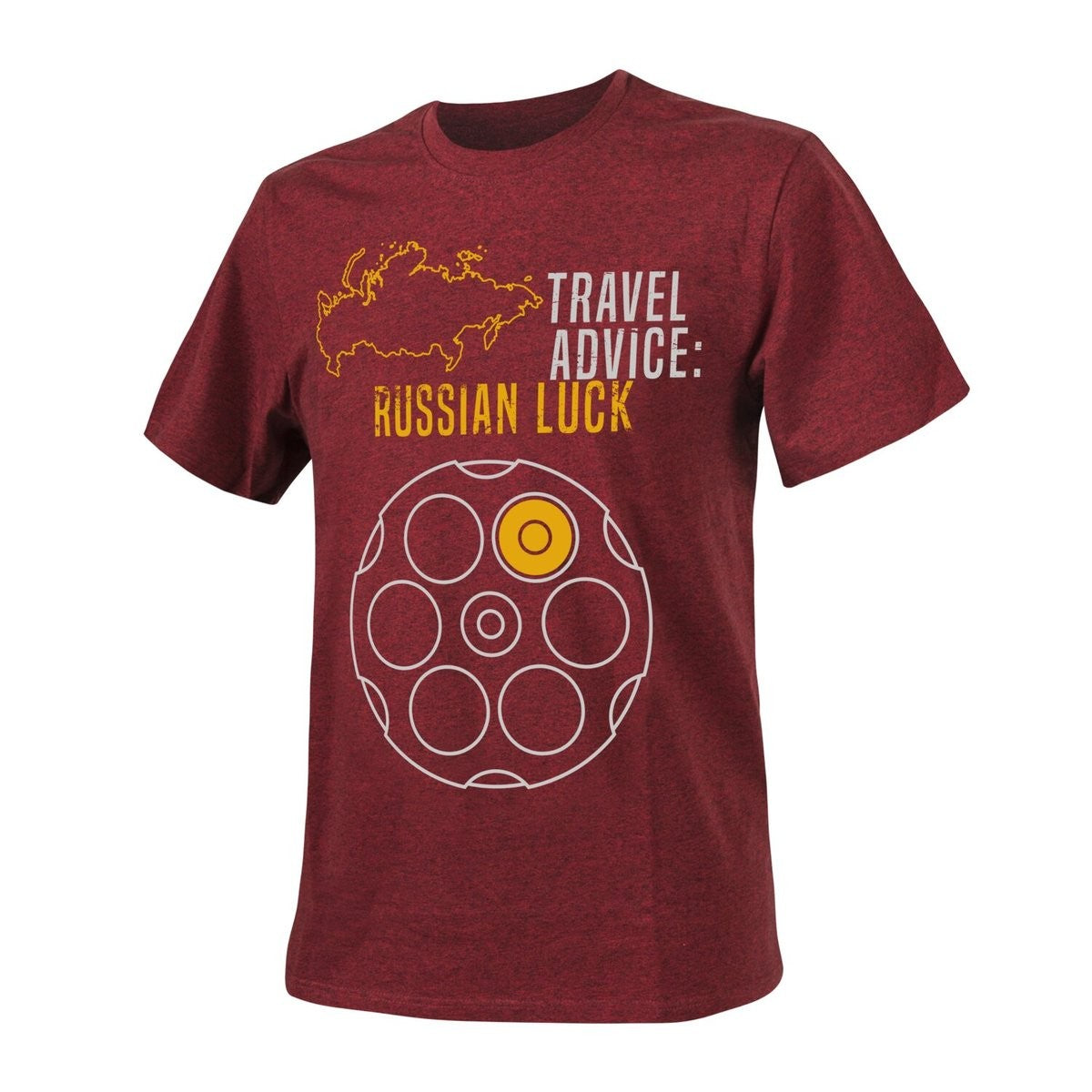 T-Shirt Helikon-Tex Range Russian Luck Μελανζέ Κόκκινο | www.lightgear.gr