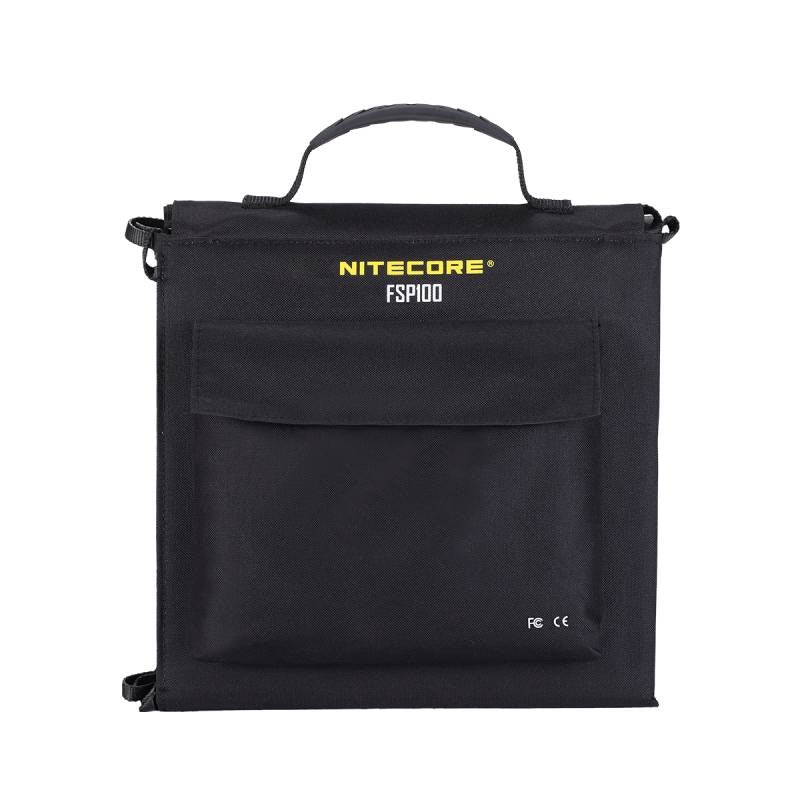 Αναδιπλούμενο Φωτοβολταϊκό Πάνελ Nitecore FSP100 | www.lightgear.gr