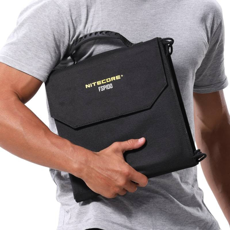 Αναδιπλούμενο Φωτοβολταϊκό Πάνελ Nitecore FSP100 | www.lightgear.gr