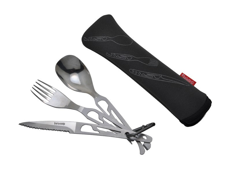 Σετ Μαχαιροπίρουνο Baladeo Basecamp 91gr | www.lightgear.gr