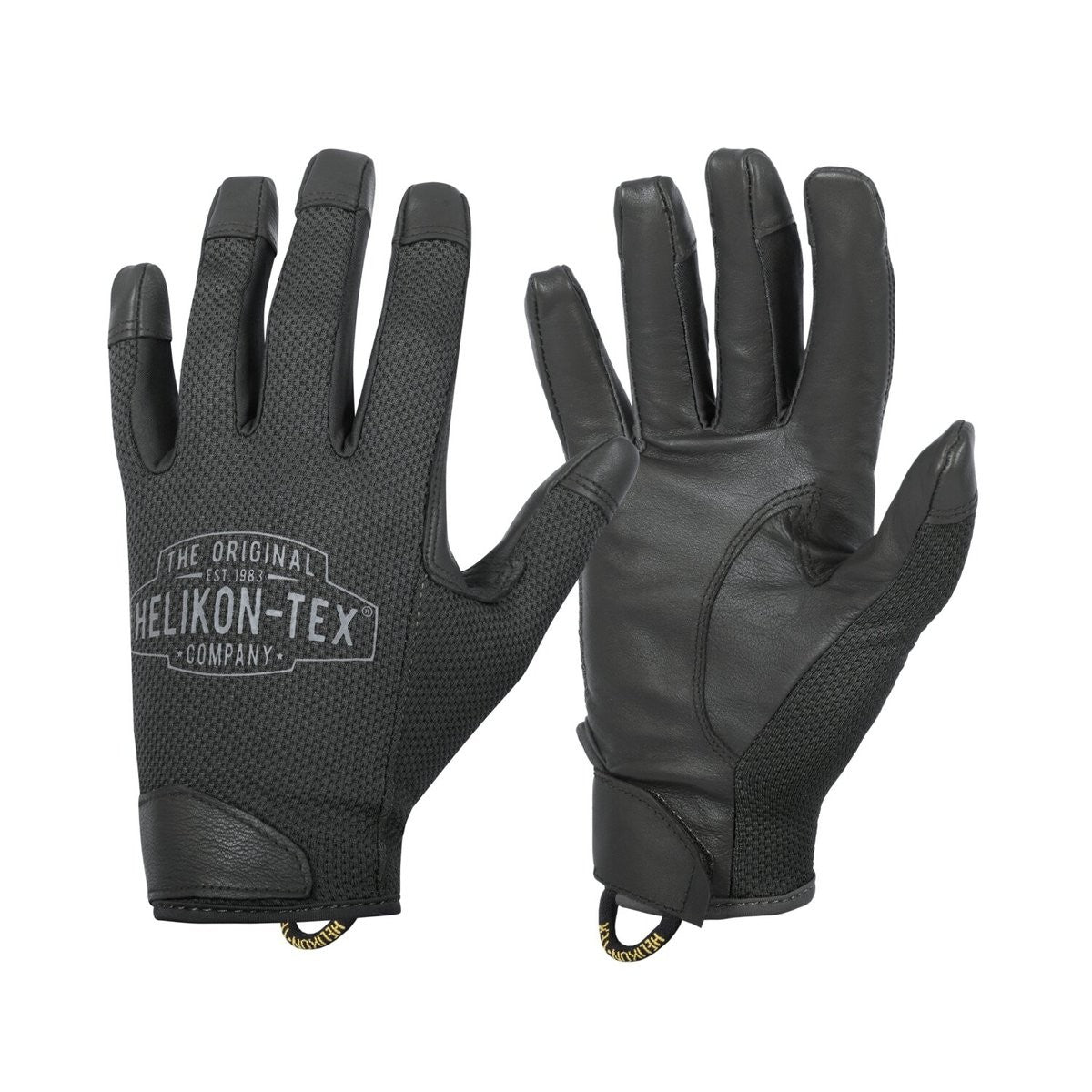 Γάντια Helikon-Tex Rangeman Kangaroo Leather Μαύρο | www.lightgear.gr